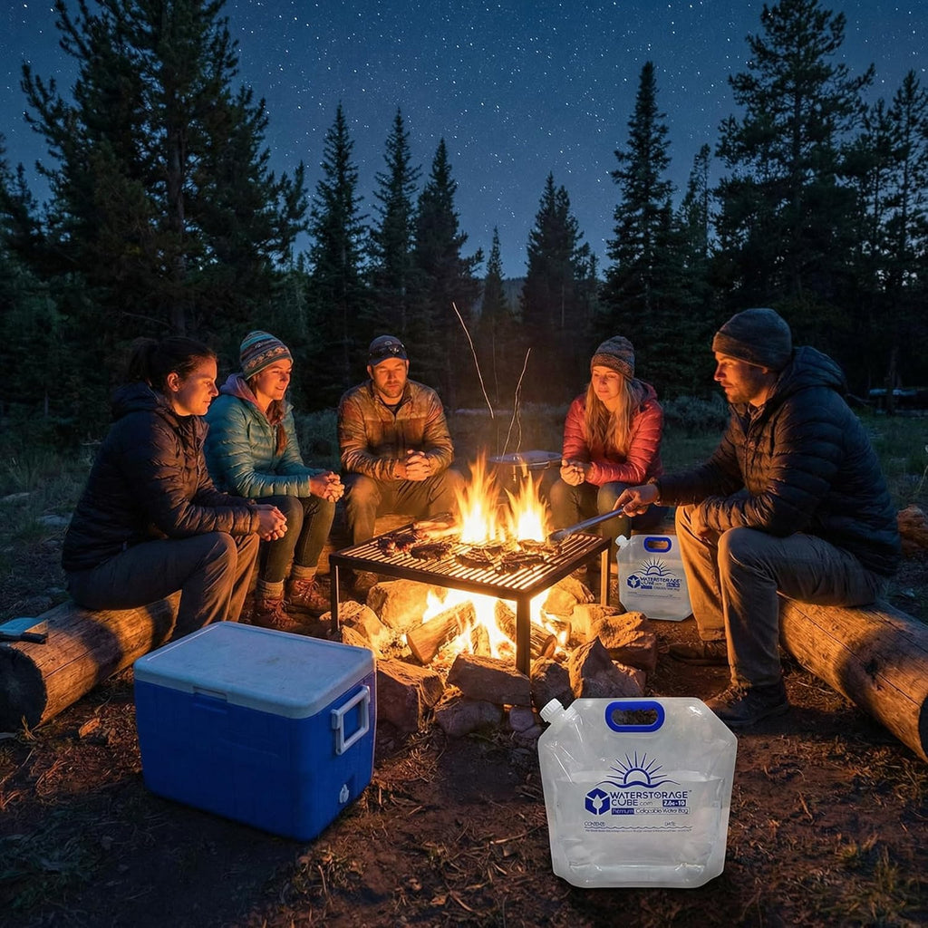 Premium Collapsible Water Container Bags 1.3 Gal (2-Pack)