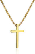Cross Necklace for Men Teen Boys 16-30 Inch