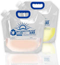 Premium Collapsible Water Container Bags 1.3 Gal (2-Pack)