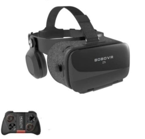 VR Gaming 3D Stereo Headset with Bluetooth Gaming Controller
