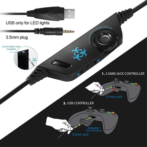 Stereo RGB Gaming Headset with Microphone